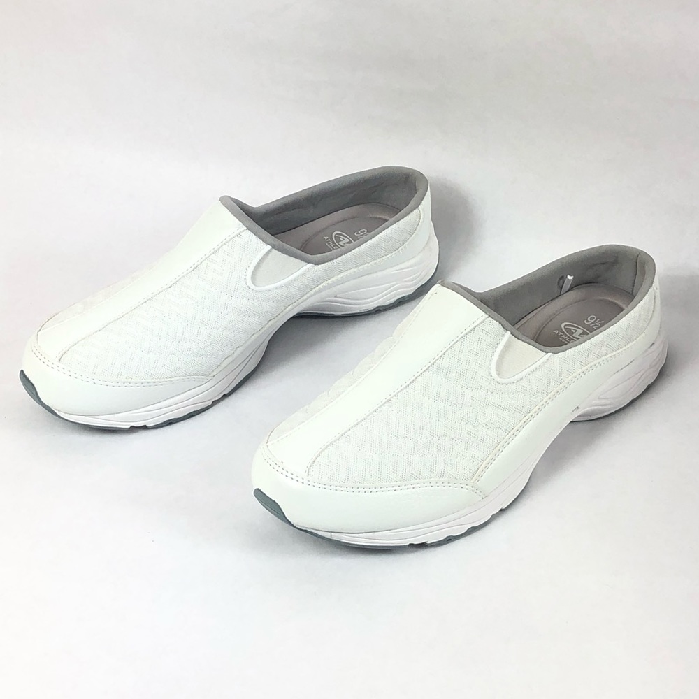 Athletic Works Women’s White Slip-On Mule Sneakers